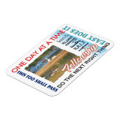 Erholung-Slogans Magnet (Linke Seite)