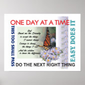 Erholung-Slogans Poster (Vorne)