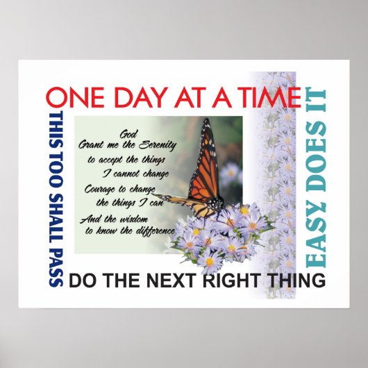 Erholung-Slogans Poster (Vorne)