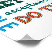 Erholung-Slogans Poster (Ecke)