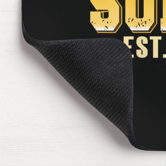 Erholung Sober Est 2023 Reiseroute Meilen Mousepad (Ecke)