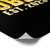 Erholung Sober Est 2023 Reiseroute Meilen Poster (Ecke)