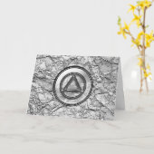 Erholung Sobriety Sober Card Karte (Gelbe Blume)