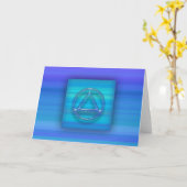 Erholung Sobriety Sober Card Karte (Gelbe Blume)