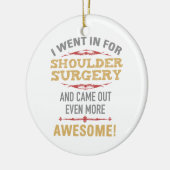 Erholung-Spaß der SchulterOperation Keramik Ornament (Links)