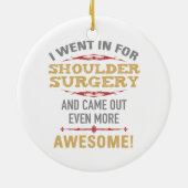 Erholung-Spaß der SchulterOperation Keramik Ornament (Hinten)