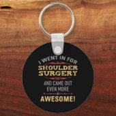 Erholung-Spaß der SchulterOperation Schlüsselanhänger (Rückseite)
