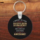 Erholung-Spaß der SchulterOperation Schlüsselanhänger (Vorderseite)