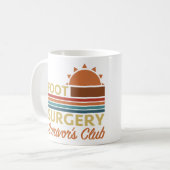 Erholung Spaß von Foot-Operation Kaffeetasse (Vorderseite Links)
