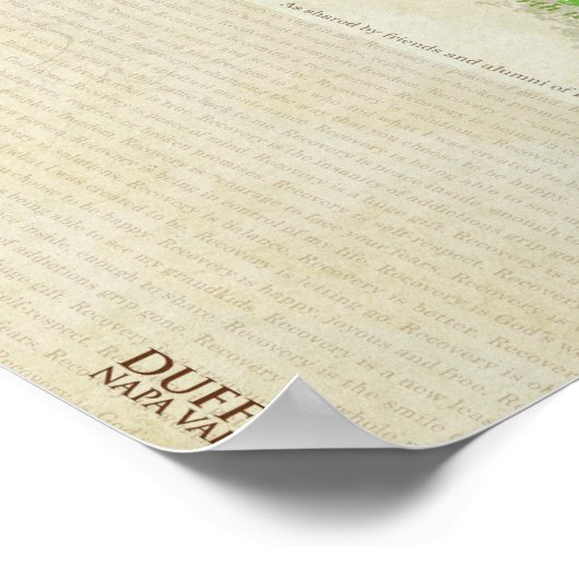 Erholung Tree Poster (Ecke)