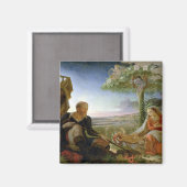 Erholung über den Flug nach Ägypten, 1805-6 Magnet (Vorderseite/Rückseite)