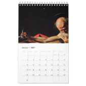 Erholung über den Flug nach Ägypten (Caravaggio) Kalender (Jan 2027)