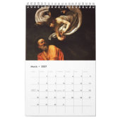 Erholung über den Flug nach Ägypten (Caravaggio) Kalender (Mär 2027)
