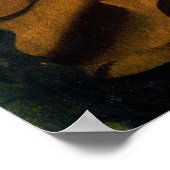 Erholung über den Flug nach Ägypten durch Caravagg Poster (Ecke)