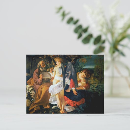 Erholung über den Flug nach Ägypten durch Caravagg Postkarte (Stehend Vorderseite)