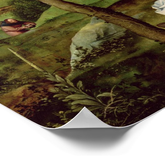 Erholung über den Flug nach Ägypten Poster (Ecke)