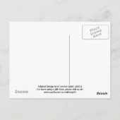 "ERHOLUNG ÜBER SEINE VERSPRECHUNGEN" POSTKARTE (Rückseite)