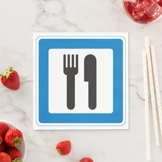 Erholung unterbindet Unterschriftenpapier Napkins Serviette (Beispiel)