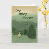 Erholung unterstützt Grüne Landschaft Hirsch Everg Karte (Gelbe Blume)