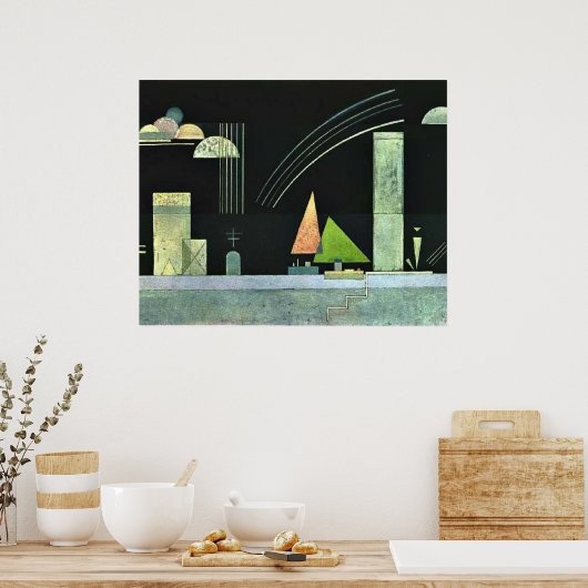 Erholung von Kandinsky Poster (Küche)