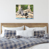 Erholung von Samuel Dickerson Leinwanddruck (Insitu (Schlafzimmer))