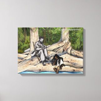 Erholung von Samuel Dickerson Leinwanddruck