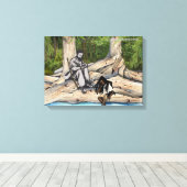 Erholung von Samuel Dickerson Leinwanddruck (Insitu (Holzboden))