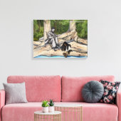 Erholung von Samuel Dickerson Leinwanddruck (Insitu (Wohnzimmer))