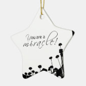 Erholung Wunder, Schwarz und Weiß Keramikornament (Links)