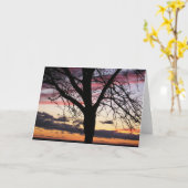 Erholungs-Endsonnenuntergang Karte (Gelbe Blume)