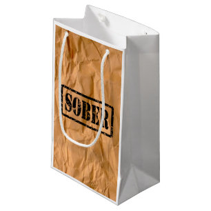 Erholungs-Nüchternheits-nüchterne Geschenk-Tasch Kleine Geschenktüte