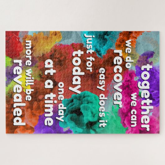 Erholungs-Slogan-Puzzlespiel Puzzle (Horizontal)