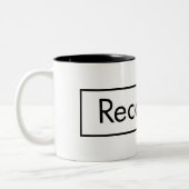 Erholungs-Tasse Zweifarbige Tasse (Links)