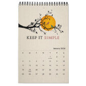 Erholungs-Zitate, Inspirational Slogans, 12 Kalender (Jan 2026)