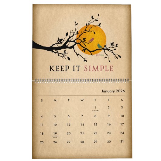 Erholungs-Zitate, Inspirational Slogans, 12 Kalender (Jan 2026)