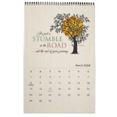 Erholungs-Zitate, Inspirational Slogans, 12 Kalender (Mär 2026)