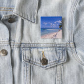 Erholungsort auf dem Strand Button (Beispiel)