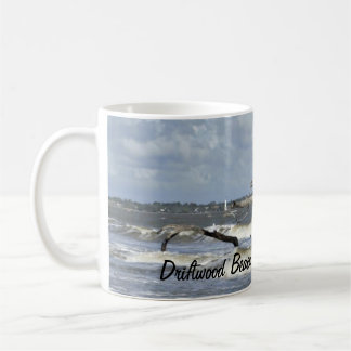 Erholungsortgewohnheit Tassen-Treibholz-Strand Kaffeetasse