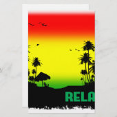 Erholungsrasta Briefpapier (Vorne/Hinten)