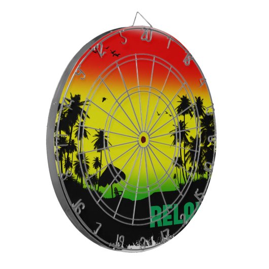 Erholungsrasta Dartscheibe (Vorderseite Links)