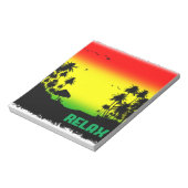 Erholungsrasta Notizblock (Rotiert)