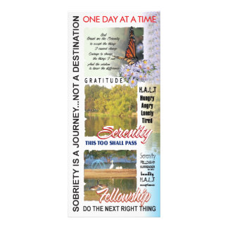 Erholungsslogans Werbekarte