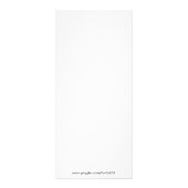 Erholungsslogans Werbekarte (Hinten)