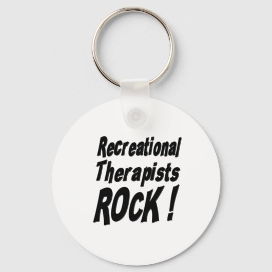 Erholungstherapeuten Rock! Schlüsselanhänger (Vorderseite)