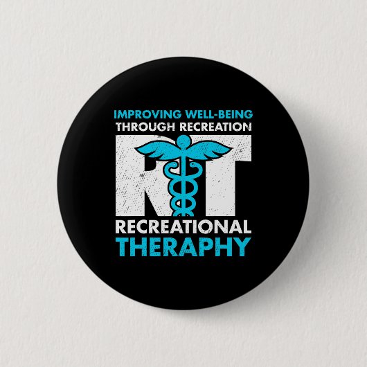 Erholungstherapie Monat Button (Vorderseite)