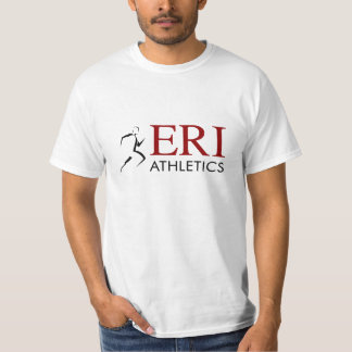 ERI Leichtathletik - weiße kurze Hülse w/Slogan T-Shirt