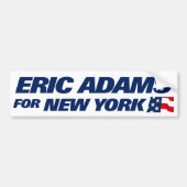 Eric Adams for NYC Mayor 2025 Autoaufkleber (Vorne)