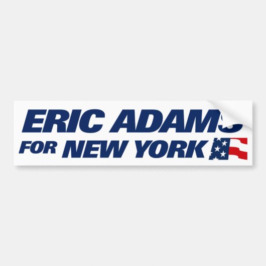 Eric Adams for NYC Mayor 2025 Autoaufkleber (Vorne)
