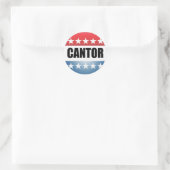 ERIC CANTOR RUNDER AUFKLEBER (Tasche)