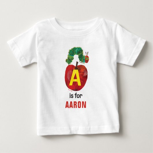 Eric Carle | A is For Apple Baby T-shirt (Vorderseite)